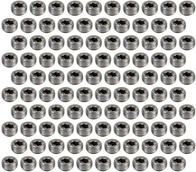 Pioneer 1/2 Pipe Plugs 100pk Hex Socket PP-568-T-100