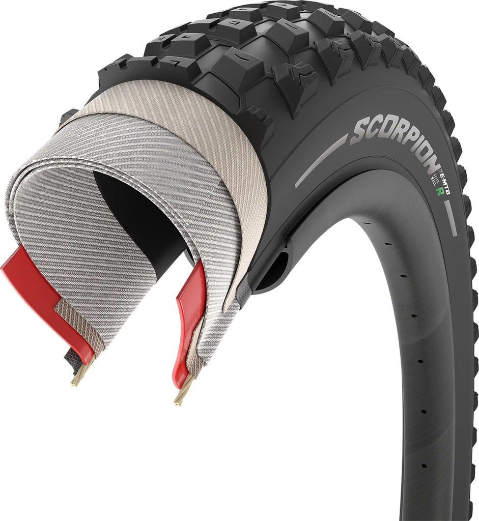 Pirelli Scorpion™ E-MTB R Tire - 27.5 x 2.8 (70-584) - 35 C 4130600 - Installation View