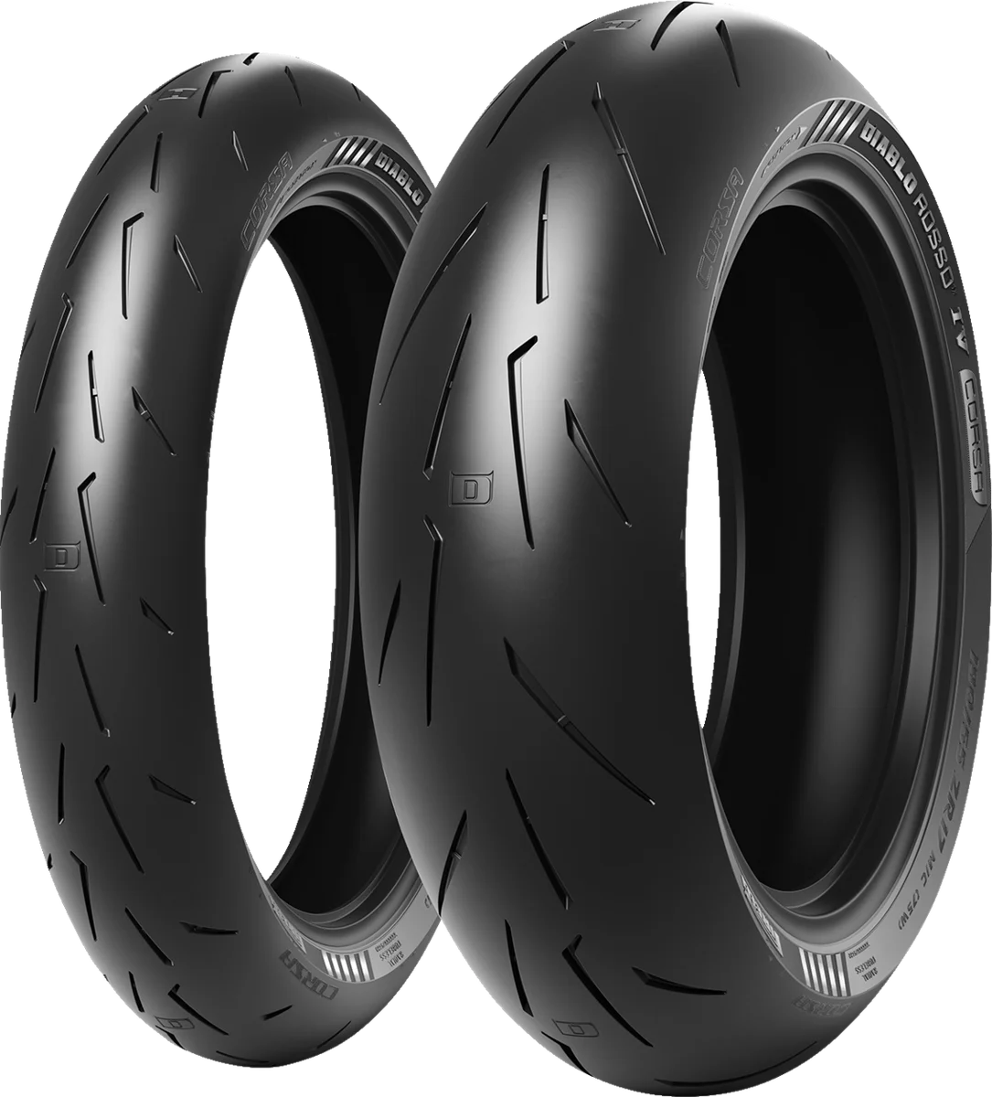 Pirelli Tire - Diablo Rosso™ IV Corsa - Rear - 180/60ZR17 - (75W) 3978000 - Side View