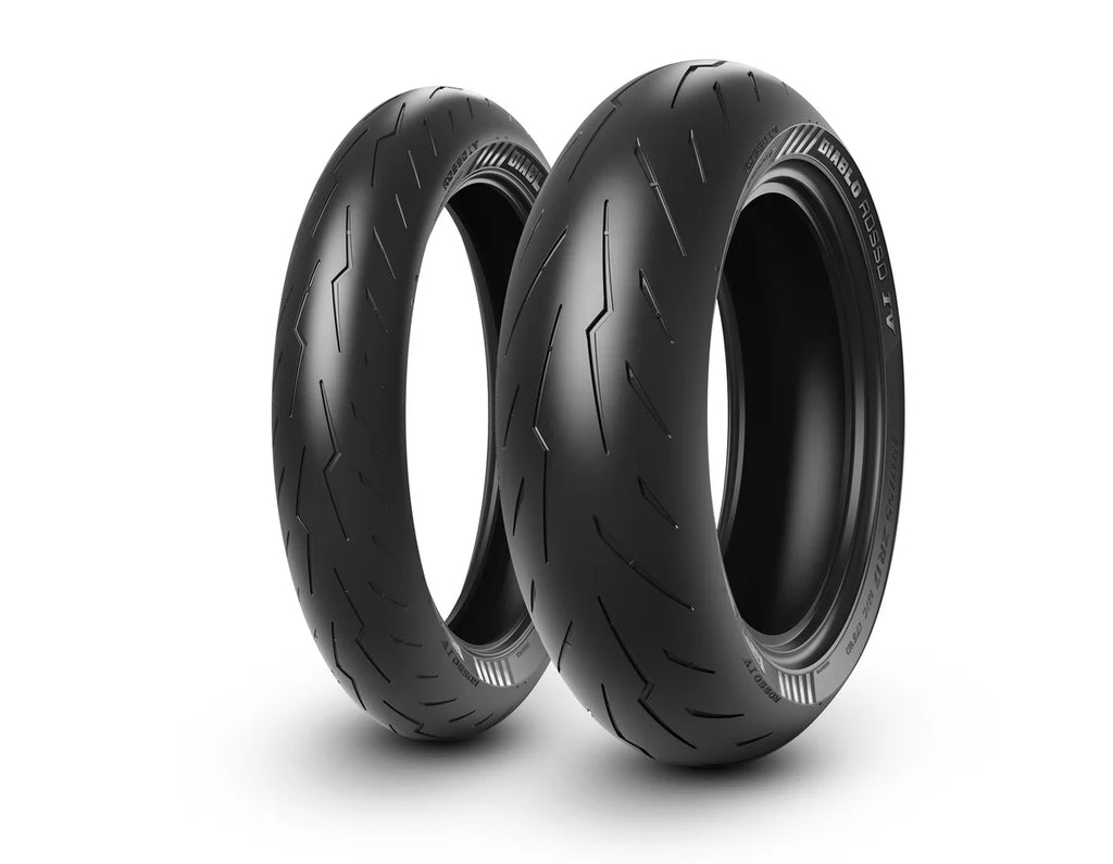 Pirelli Tire - Diablo Rosso™ IV - Front - 110/70ZR17 - 54W 3978500 - Side View