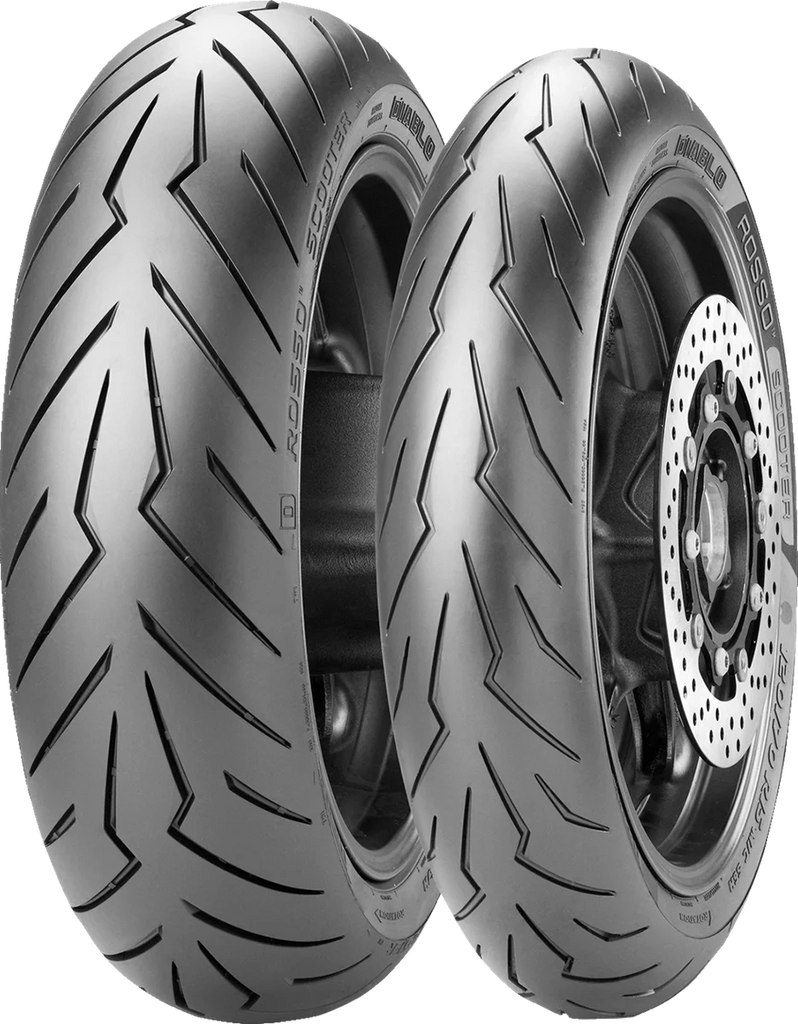 Pirelli Tire - Diablo Rosso™ Scooter - Front - 110/70-12 - 47P 2925300 - Main Product View