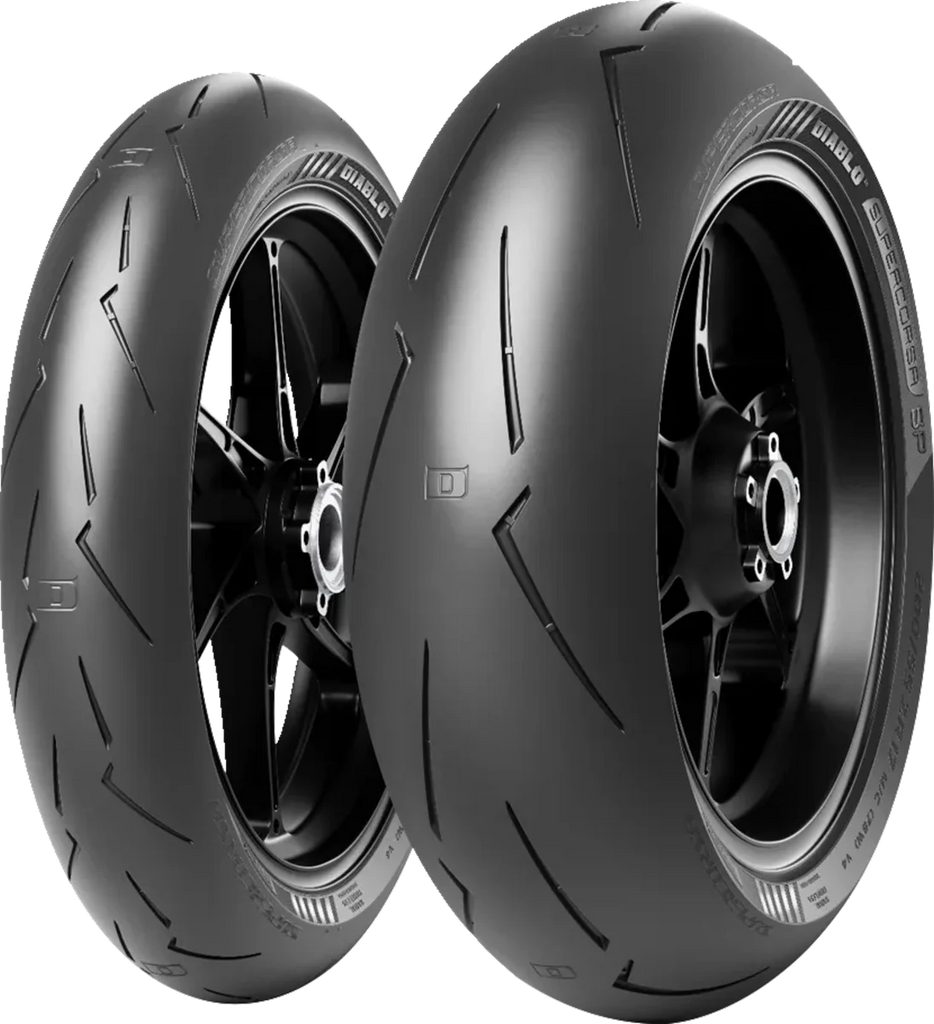 Pirelli Tire - Diablo™ Supercorsa SP-V4 - Front - 110/70ZR17 - 54W 4182600 - Side View