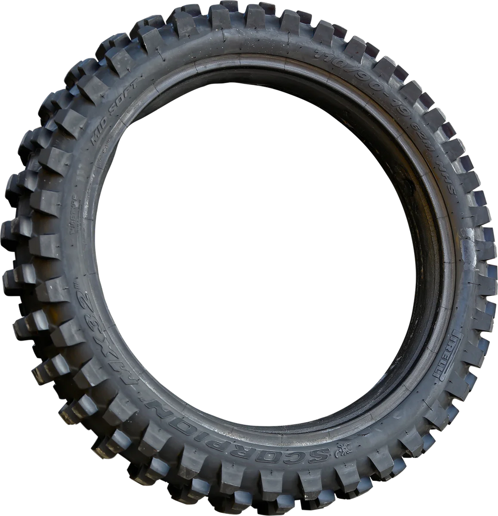 Pirelli Tire - Scorpion™ MX32™ Mid Hard - Rear - 100/90-19 - 57M 3107400 - Side View