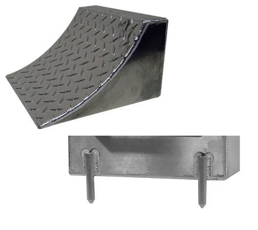 Pit Pal Wheel Chock Single w/Pins Aluminum 276