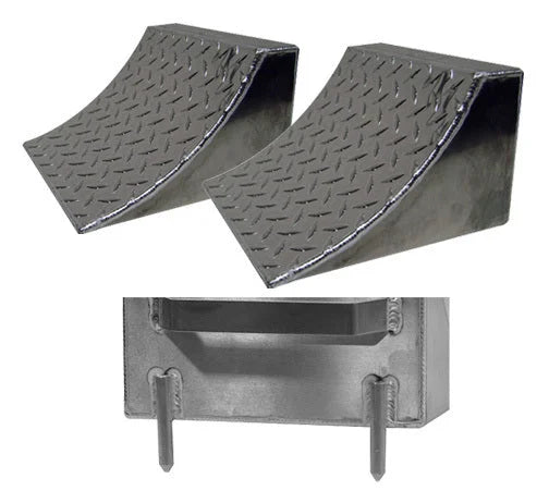 Pit Pal Wheel Chocks w/ Pins Pair 277