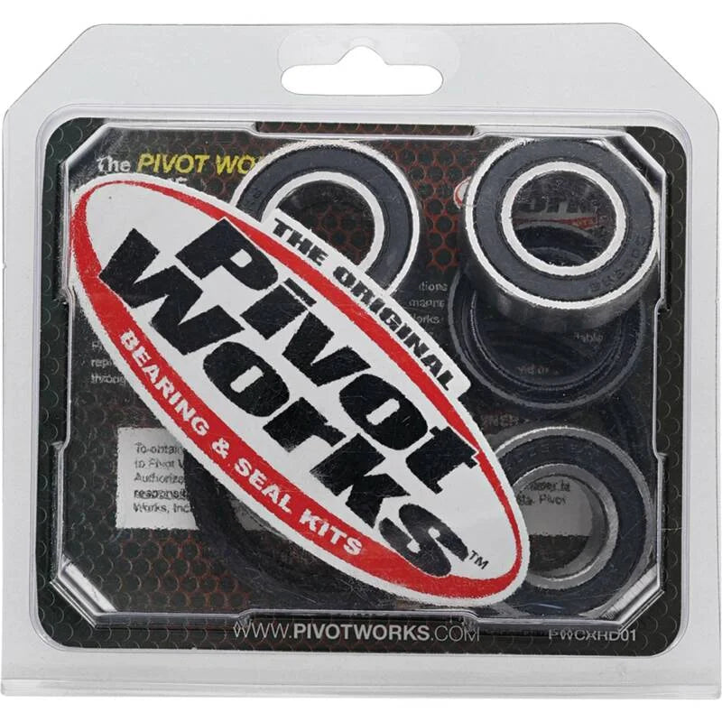 Pivot Works 04-08 Yamaha YFM50 Raptor Front Wheel Bearing Kit - Installation View