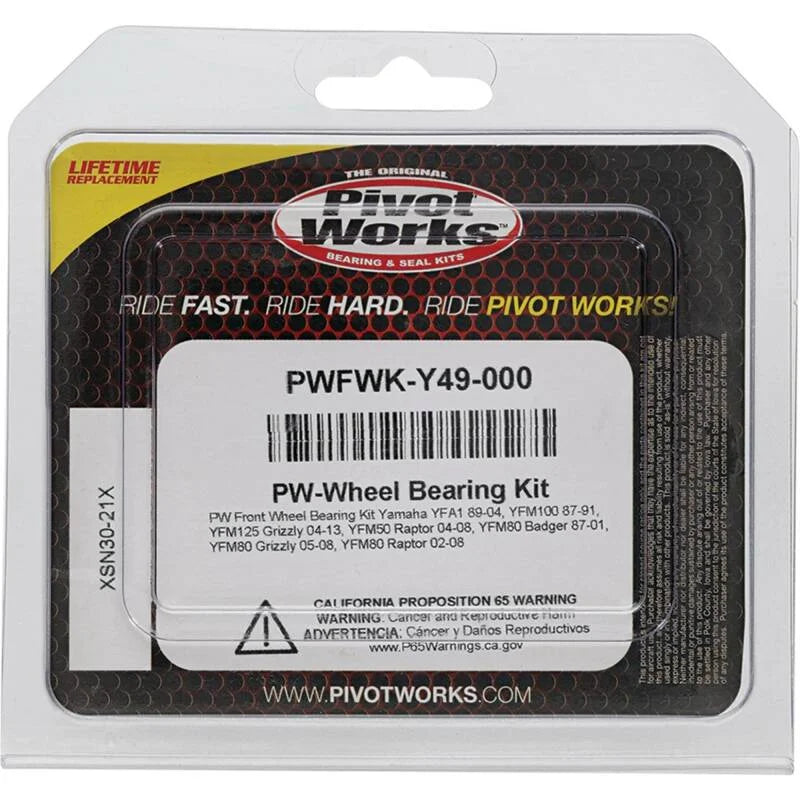 Pivot Works 04-08 Yamaha YFM50 Raptor Front Wheel Bearing Kit - Additional View 5