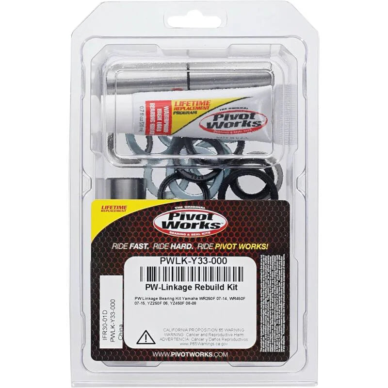 Pivot Works 07-14 Yamaha WR250F Linkage Bearing Kit - Installation View