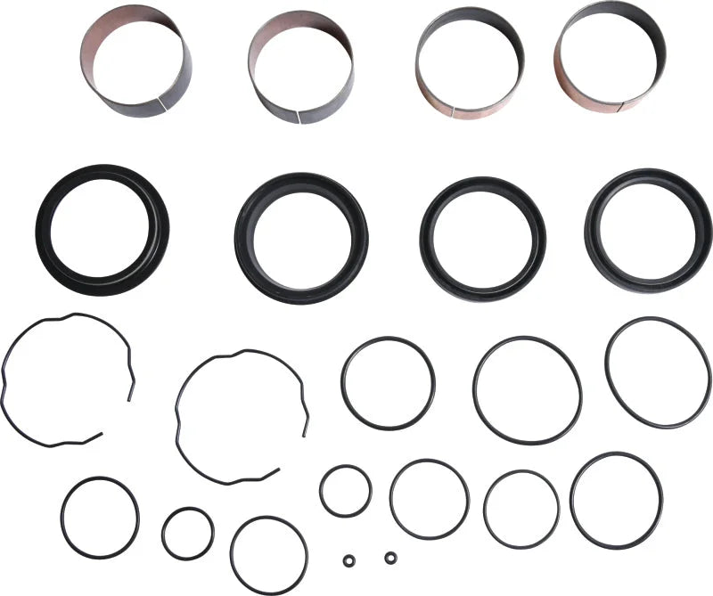 Pivot Works 18-22 Suzuki RMZ450 Fork Rebuild Kit - W/Bushings & Seals - Detail View