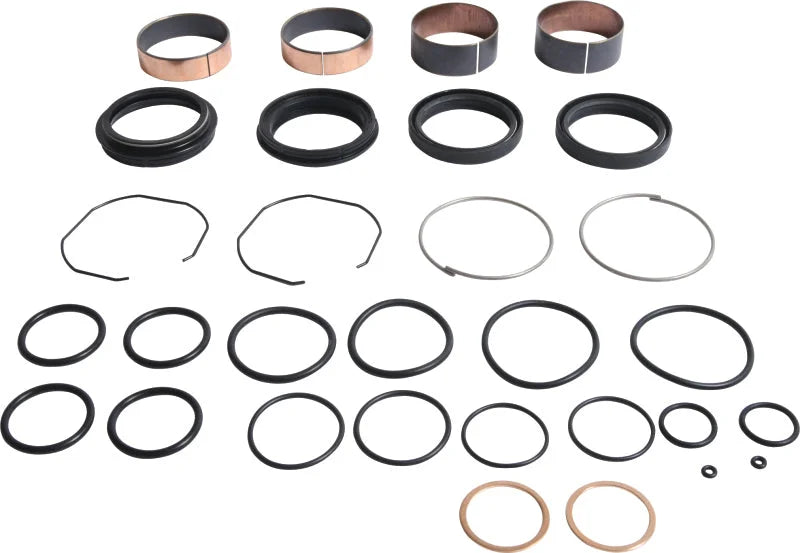 Pivot Works 19-22 Suzuki RMZ250 Fork Rebuild Kit - W/Bushings & Seals - Main Product View