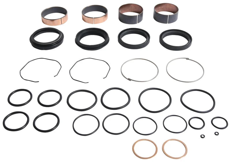 Pivot Works 19-22 Suzuki RMZ250 Fork Rebuild Kit - W/Bushings & Seals - Detail View