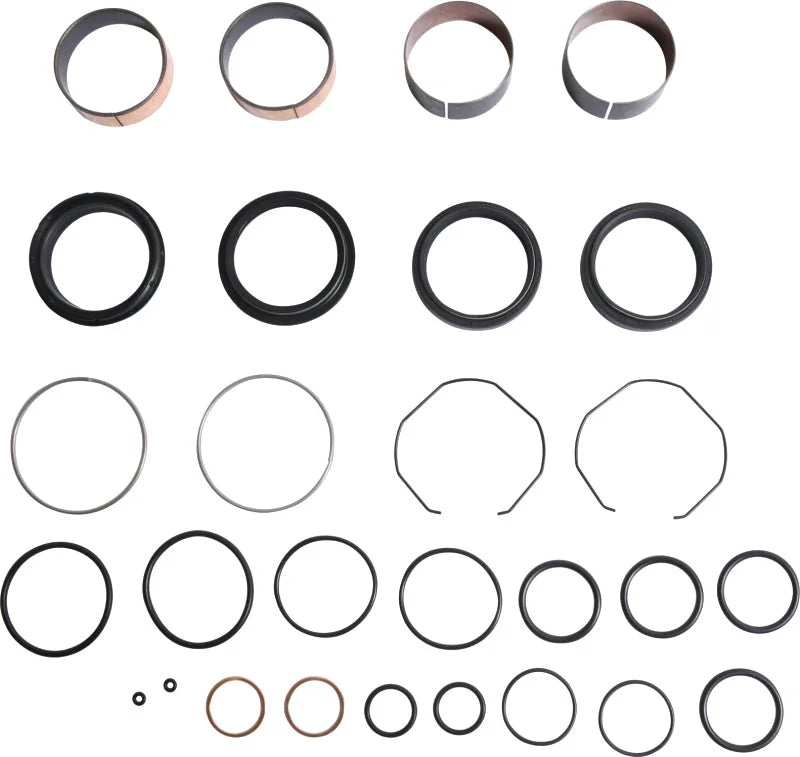 Pivot Works 20-23 Kawasaki KX250F Fork Rebuild Kit - W/Bushings & Seals - Side View