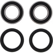 Load image into Gallery viewer, Pivot Works 21-23 Kawasaki KX250F Front Wheel Bearing Kit - Installation View