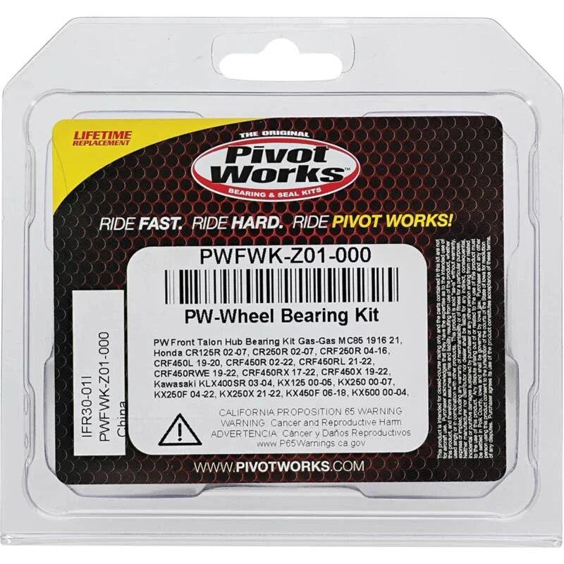 Pivot Works 22-23 Gas-Gas MC85 1714 Front Talon Hub Bearing Kit - Additional View 5