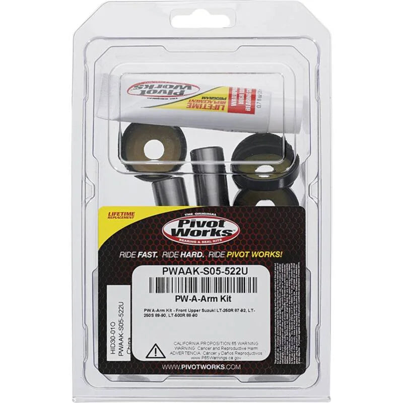 Pivot Works 87-92 Suzuki LT-250R A-Arm Kit - Front Upper 1 Kit Req Per Veh - Installation View