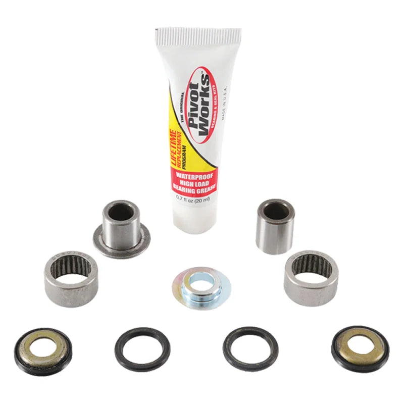 Pivot Works 98-00 Kawasaki KX80 - Rear Shock Bearing Kit - Side View