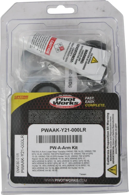 Pivot Works A-Arm Bearing Lower Rear UTV - Installation View