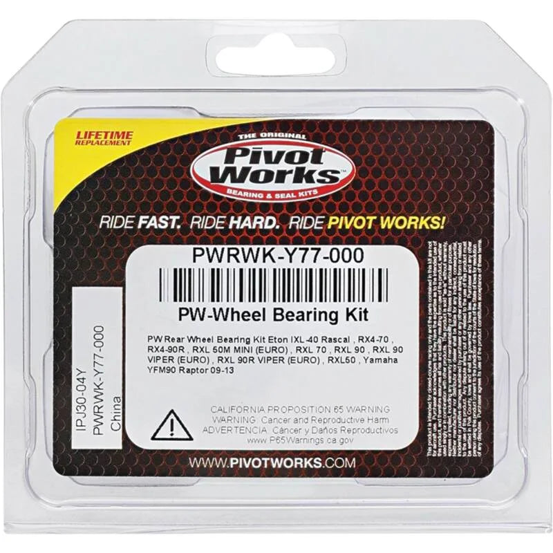 Pivot Works  Eton IXL-40 Rascal Rear Wheel Bearing Kit - Additional View 5