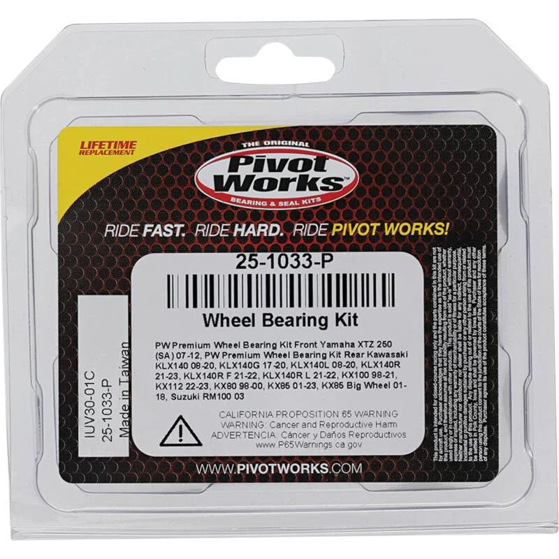 Pivot Works Premium Wheel Bearing - Side View