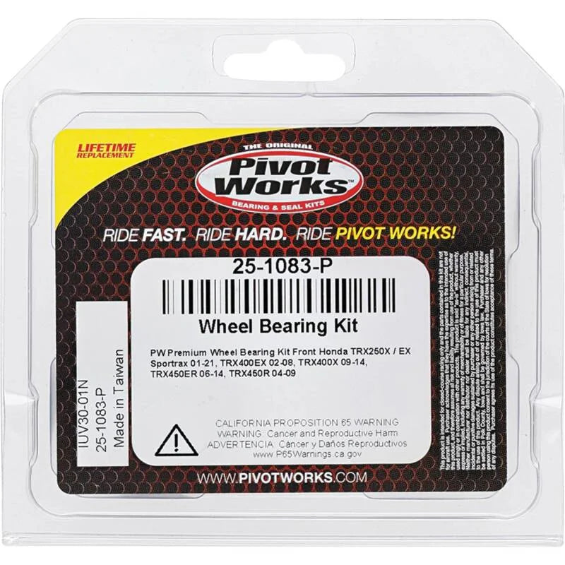 Pivot Works Premium Wheel Bearing - Side View
