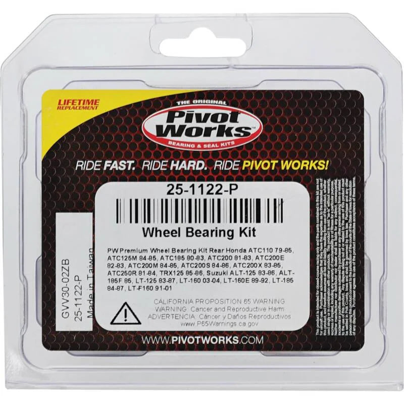 Pivot Works Premium Wheel Bearing - Side View