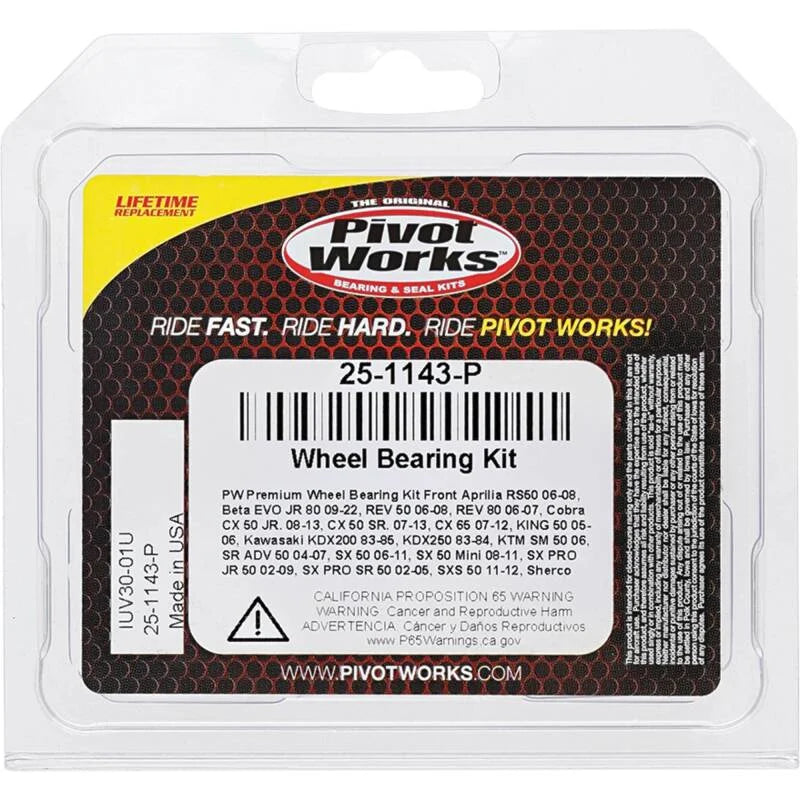 Pivot Works Premium Wheel Bearing - Back View