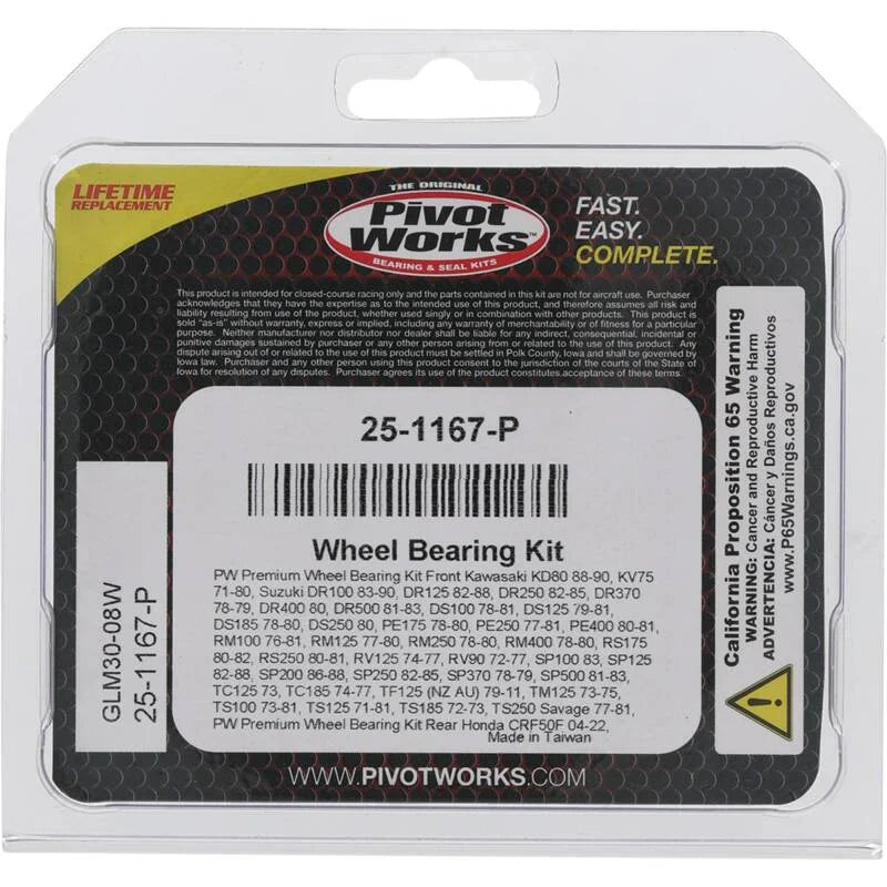 Pivot Works Premium Wheel Bearing - Installation View