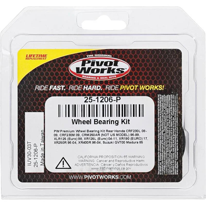 Pivot Works Premium Wheel Bearing - Installation View