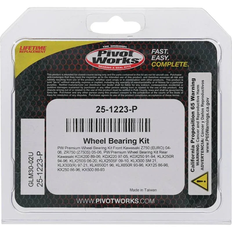 Pivot Works Premium Wheel Bearing - Side View