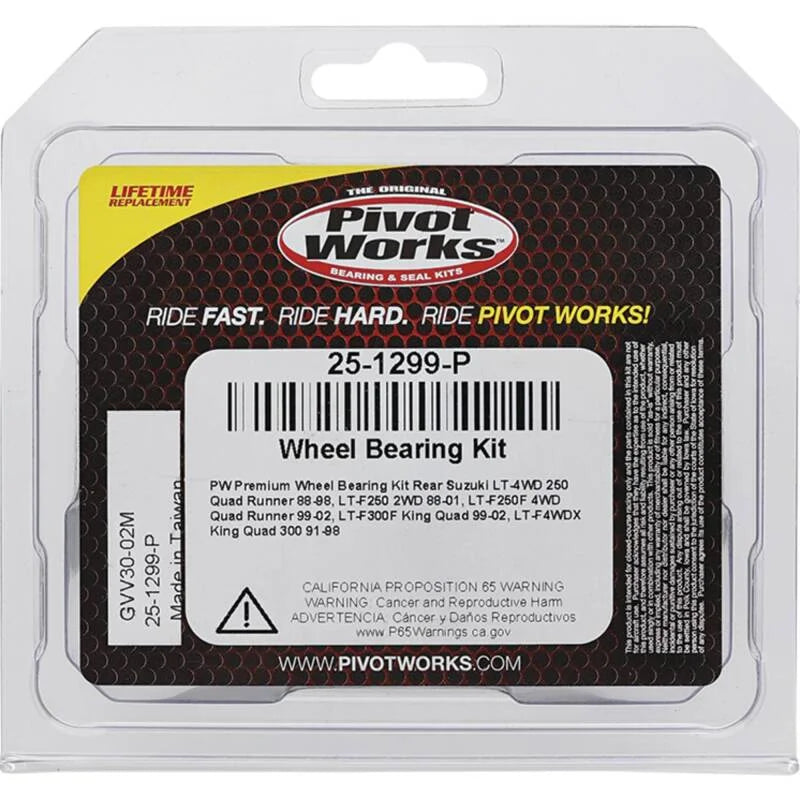 Pivot Works Premium Wheel Bearing - Installation View