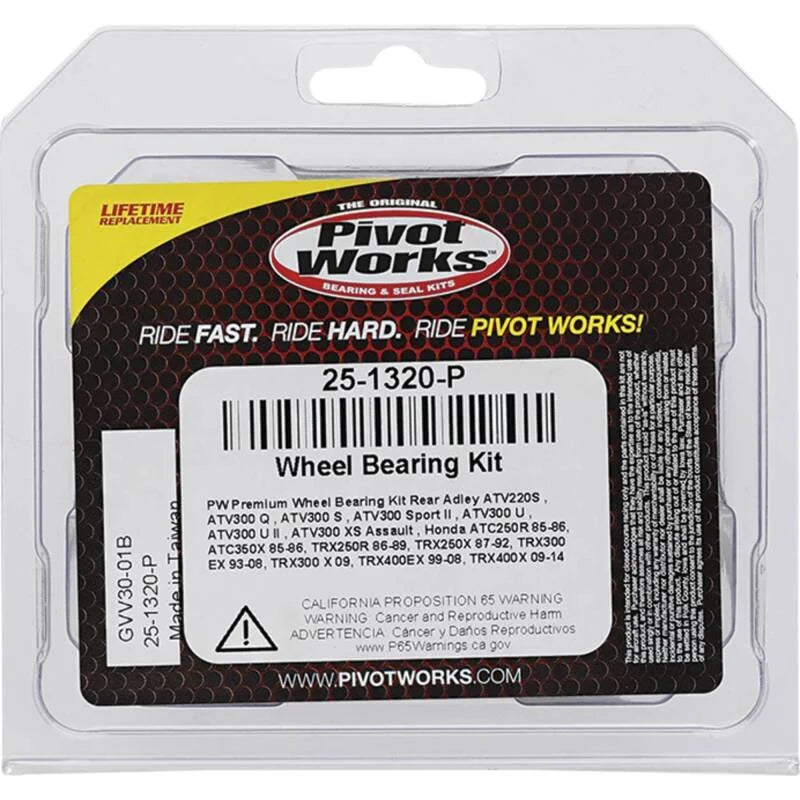 Pivot Works Premium Wheel Bearing - Back View