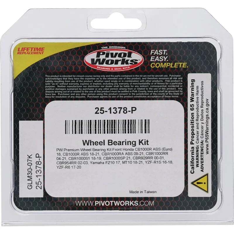 Pivot Works Premium Wheel Bearing - Main Product View