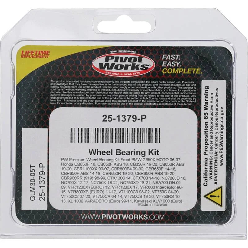 Pivot Works Premium Wheel Bearing - Installation View