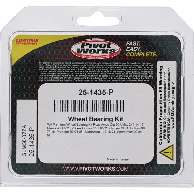 Pivot Works Premium Wheel Bearing - Main Product View