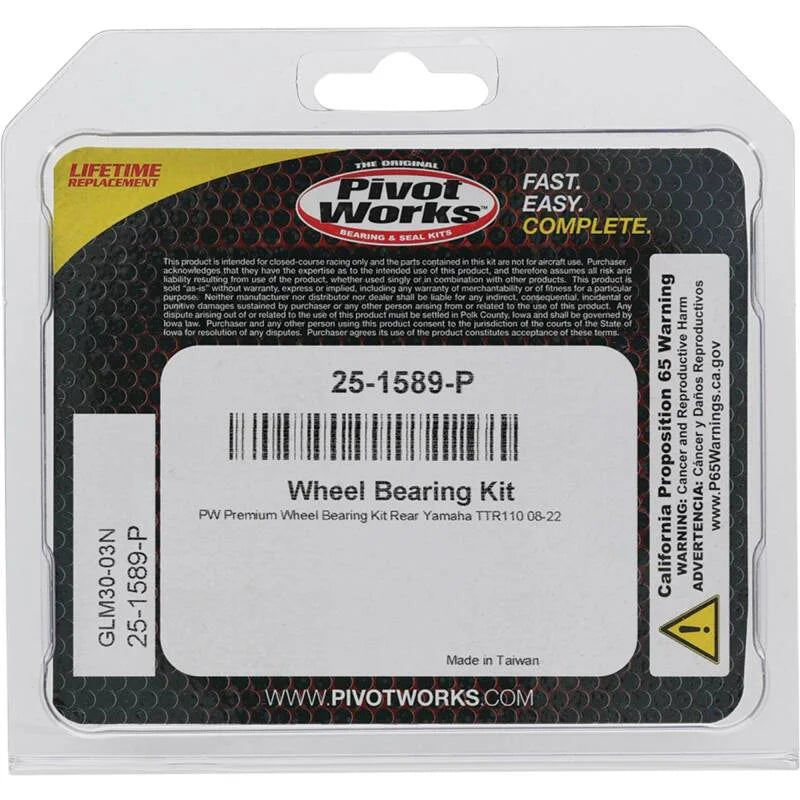 Pivot Works Premium Wheel Bearing - Side View