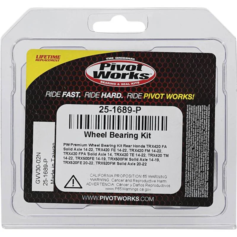 Pivot Works Premium Wheel Bearing - Installation View