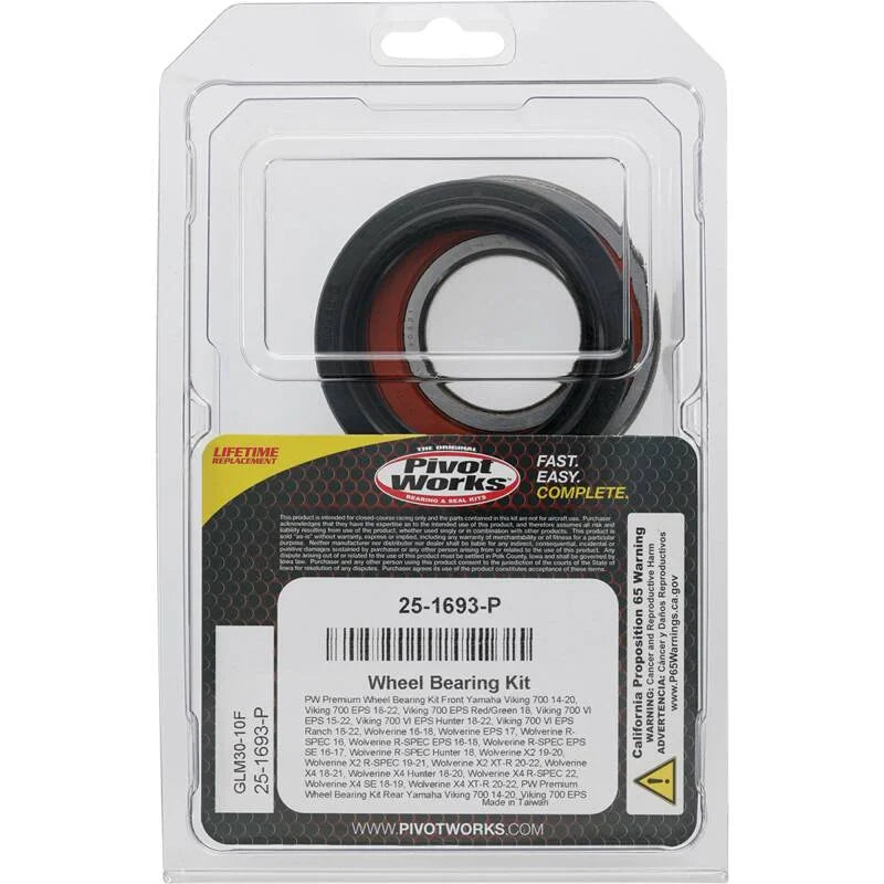 Pivot Works Premium Wheel Bearing - Back View