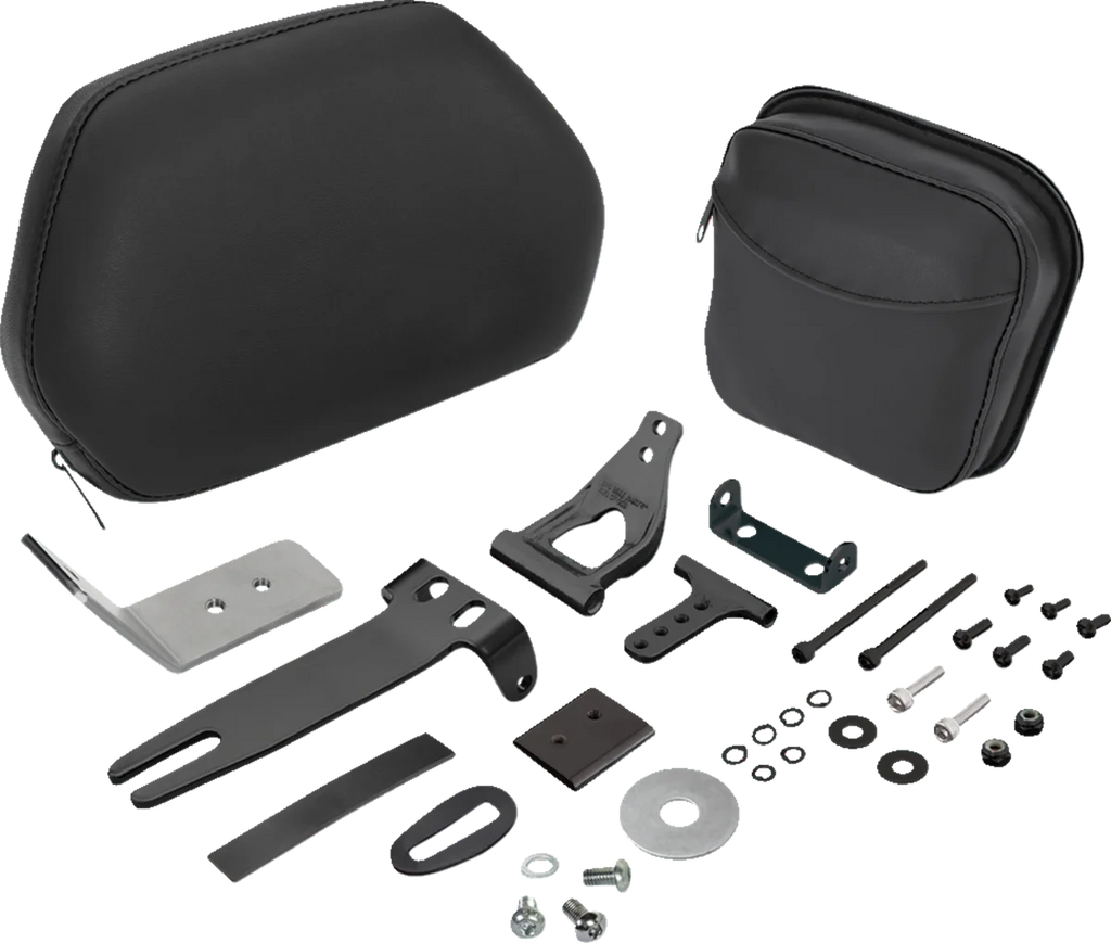 Platinum RT Grande Backrest - Driver - Black - Can-Am Limited/RT '20-'24 Show Chrome - Main Product View