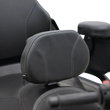 Load image into Gallery viewer, Platinum RT Grande Backrest - Driver - Black - Can-Am Limited/RT '20-'24 Show Chrome - Back View