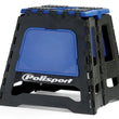 Load image into Gallery viewer, Polisport Plastics Bike Stand - MX - Folding - Black/Blue 8981500003