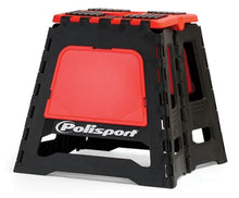 Load image into Gallery viewer, Polisport Plastics Bike Stand - MX - Folding - Black/Red 8981500004