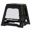 Load image into Gallery viewer, Polisport Plastics Bike Stand - MX - Folding - Black/White 8981500006