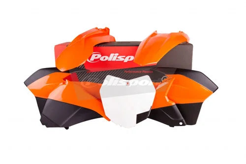 Polisport Plastics Body Kit - '13 '14 OEM Orange/White/Black - SX/SX-F/XC 90558