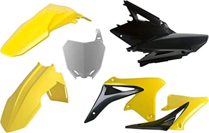 Polisport Plastics Body Kit - '17 OEM Yellow/Black/White - RM-Z 450 90726