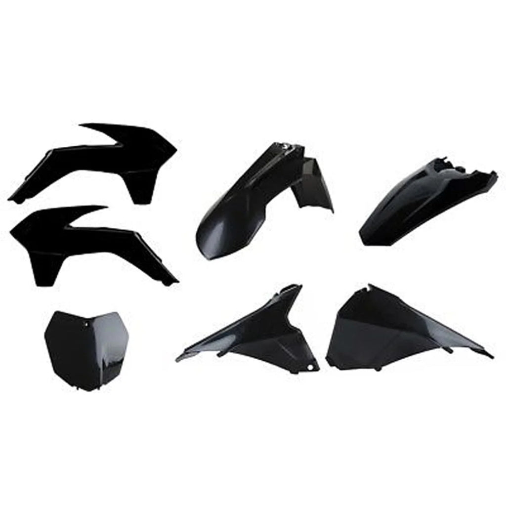 Polisport Plastics Body Kit - Black - SXSX-F/XC 90640