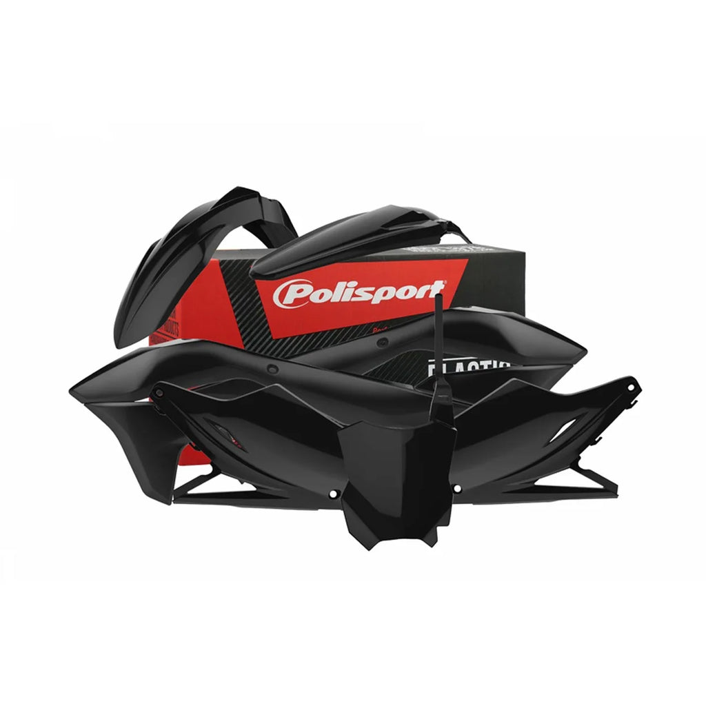 Polisport Plastics Body Kit - Complete - Black - KX 450F 90691