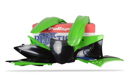 Polisport Plastics Body Kit - Complete - OEM Green/Black - KX 250F 90463