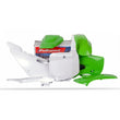 Load image into Gallery viewer, Polisport Plastics Body Kit - Complete - OEM Green/White - KLX 110 90056