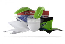 Load image into Gallery viewer, Polisport Plastics Body Kit - Complete - OEM Green/White - KX 450F 90250
