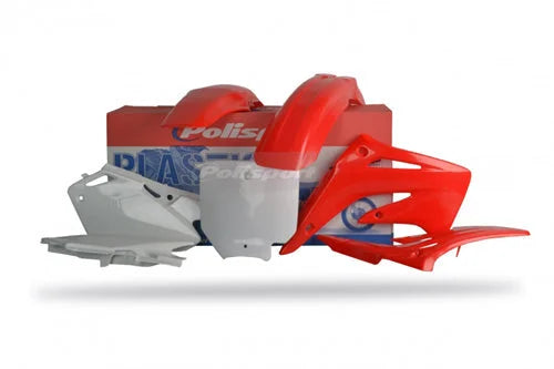 Polisport Plastics Body Kit - Complete - OEM Red/White - CR 85R 90078